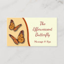 Buscar mariposa monarca tarjetas de visita Bonito