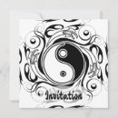 Buscar yin yang invitaciones Blanco y negro