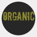 Buscar orgánico pegatinas Vegano