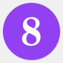Buscar número 8 pegatinas Ocho