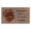 Buscar engranajes del steampunk tarjetas de visita Para todos