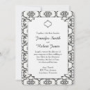 Buscar negro del damasco boda invitaciones General y unisex