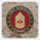 Buscar sargento pegatinas Primer sargento marino 3d