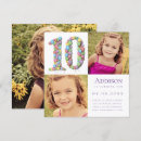 Buscar 10 años invitaciones General y unisex