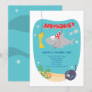 Buscar gran tiburón blanco invitaciones Bajo el mar