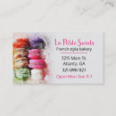 Buscar moda francesa tarjetas de visita Pastelería