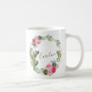 Buscar cactus verde tazas Acuarela
