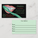 Buscar dientes tarjetas de visita General y unisex