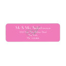 Buscar iniciales rectangulares pegatinas Rosa