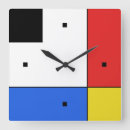 Buscar mondrian relojes de pared Abstracto