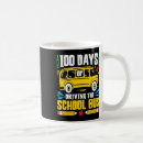 Buscar autobuses tazas Primer día de escuela