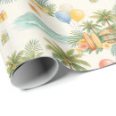 Buscar palmera papel de regalo Acuarela