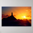 Buscar haz del faro posters Puesta del sol