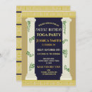 Buscar fiesta romano invitaciones Toga
