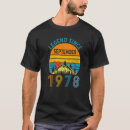 Buscar leyenda desde 1978 camisetas Retro