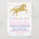 Buscar unicorn invitaciones Cuento de hadas