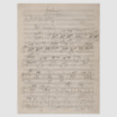 Buscar partitura papel de seda Antiguo