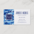 Buscar tiburón azul tarjetas de visita Océano