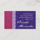 Buscar brocado tarjetas de visita Bonito