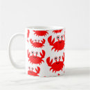 Buscar cangrejo lindo tazas Cangrejos