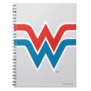 Buscar héroe cuadernos Logo de mujer maravilla