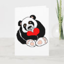 Buscar panda del amor tarjetas Corazón