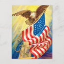 Buscar águila americana postales Rojo blanco azul