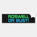 Buscar alien pegatinas parachoque Roswell