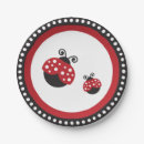 Buscar mariquita papel platos Bebé