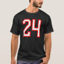Buscar número 24 camisetas 4 º suerte