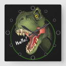 Buscar dinosaurios relojes de pared Cualquier niño