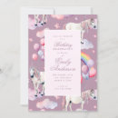 Buscar unicornio lindo invitaciones Para ella
