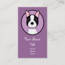 Buscar boston tarjetas de visita Perrito