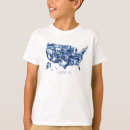 Buscar mapa estados unidos camisetas Mapas