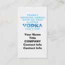Buscar vodka tarjetas de visita Cóctel