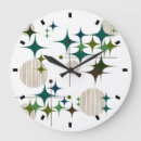 Buscar 50s relojes de pared Atómico