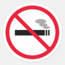 Buscar prohibido fumar pegatinas Símbolo