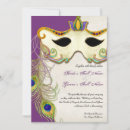 Buscar máscara azul de la mascarada invitaciones Bola