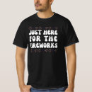 Buscar fuegos artificiales camisetas Ee uu