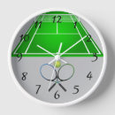 Buscar del tenis relojes de pared General y unisex