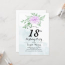 Buscar 18 floral invitaciones de cumpleaños Botánico