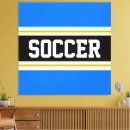 Buscar azul brillante lienzos Negro