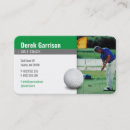 Buscar jugador golf de tarjetas de visita Deporte