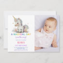 Buscar unicornio blanco invitaciones Chica
