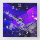 Buscar nave espacial relojes de pared Galaxia