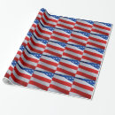 Buscar bandera americana papel de regalo Blanco y azul rojos