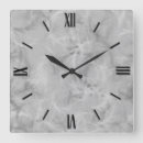 Buscar enmarcado relojes de pared Gris
