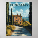 Buscar cipreses posters Paisaje italiano