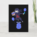 Buscar ninja tarjetas Niños