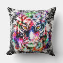 Buscar cabeza del tigre cojines Cara de tigre